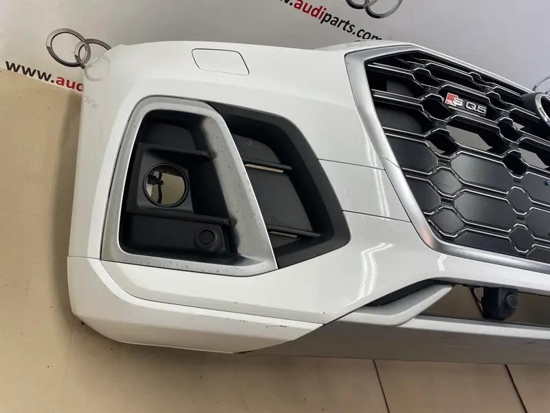 бампер передній q5 80a рест sline (хром) ly9c
