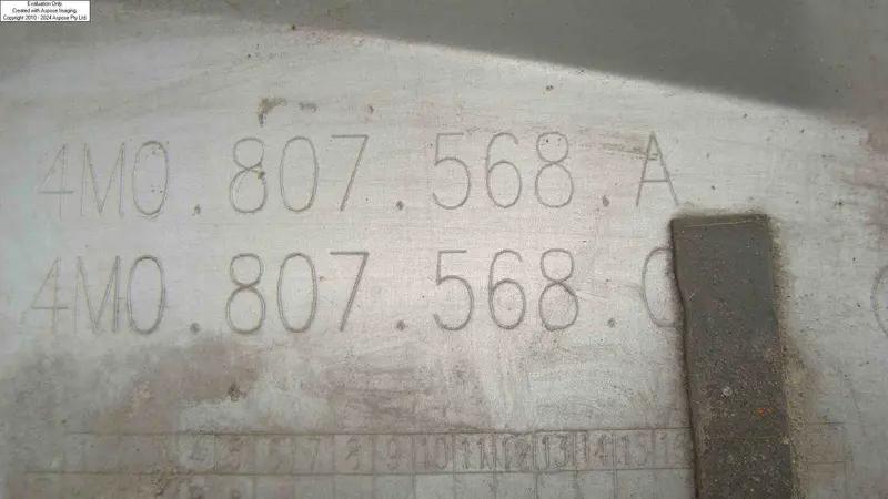 накладка заднього бампера