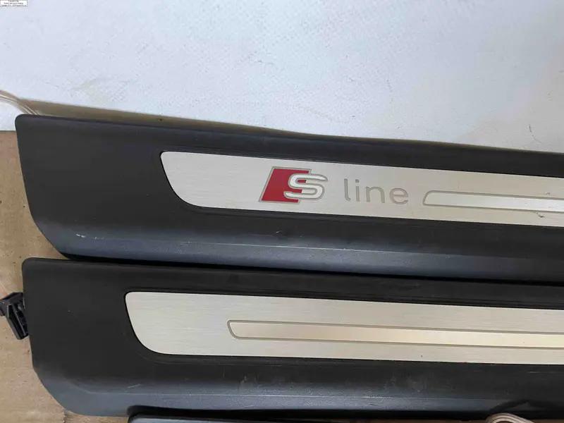 комплект накладки порога з підсвіткою  s-line q7 4m