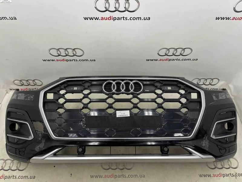 бампер передній q5 80a рест sline (хром)