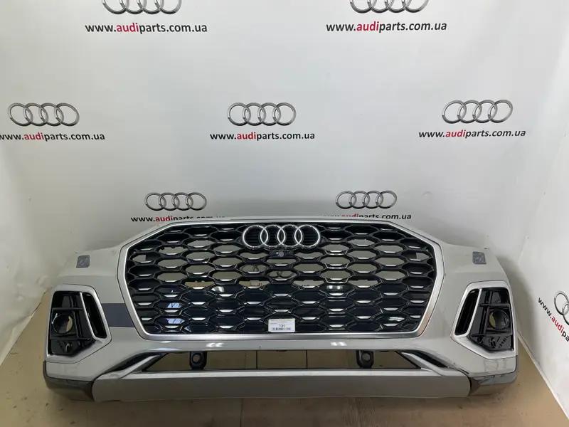 бампер передній q5 80a рест sportback хром