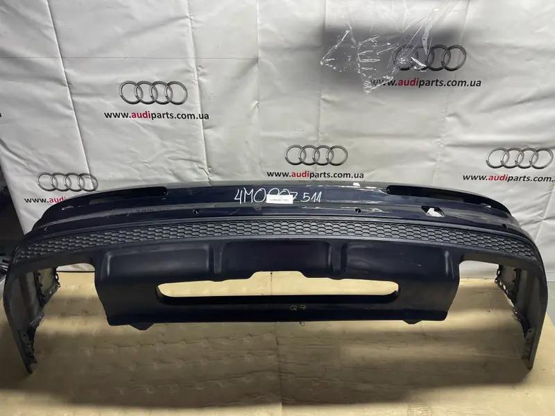 бампер задній q7 4m s-line