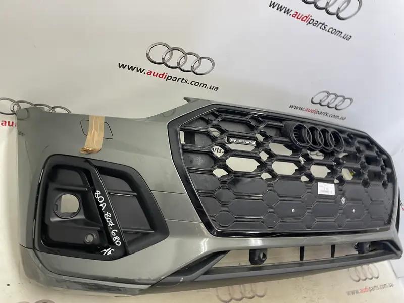 бампер передній q5 80a рест sline (антихром)