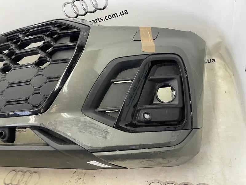 бампер передній q5 80a рест sline (антихром)