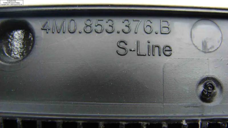 комплект накладки порога  s-line q7 4m