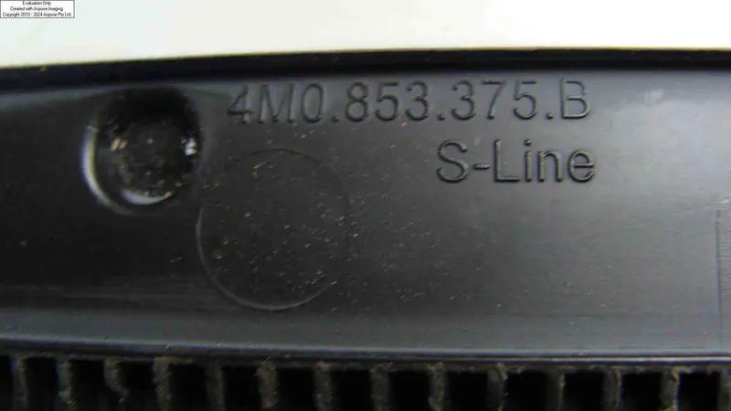 комплект накладки порога  s-line q7 4m