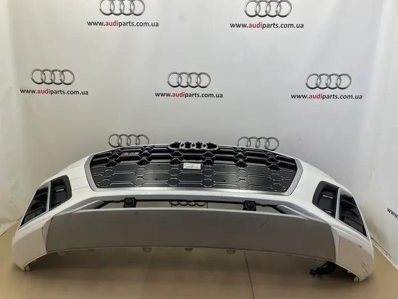 бампер передній q5 80a рест sline (хром) ly9c