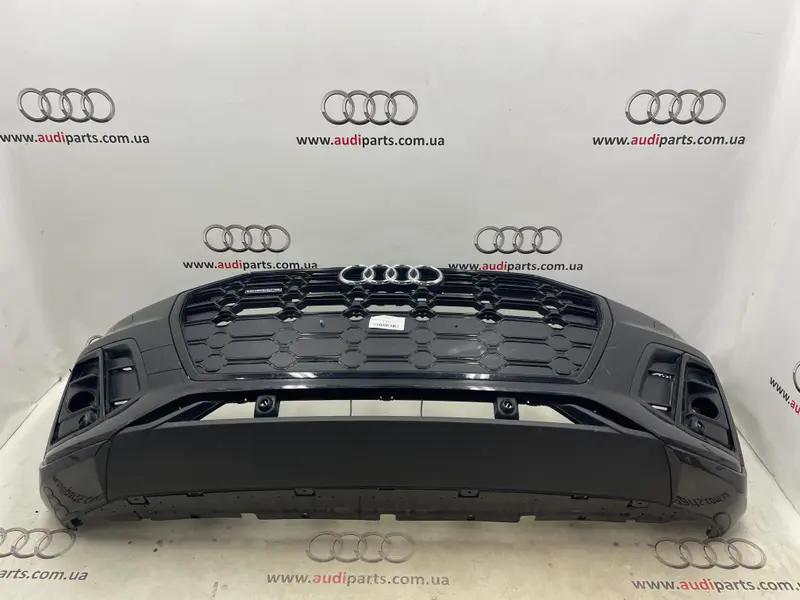 бампер передній q5 80a рест sline (антихром)