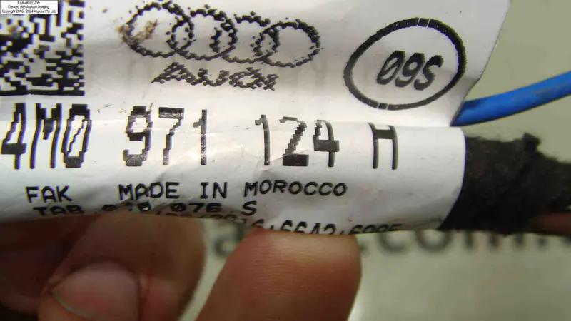проводка фаркопа audi q7 4m