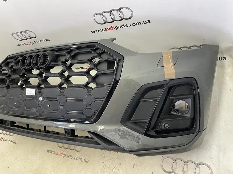 бампер передній q5 80a рест sline (антихром)