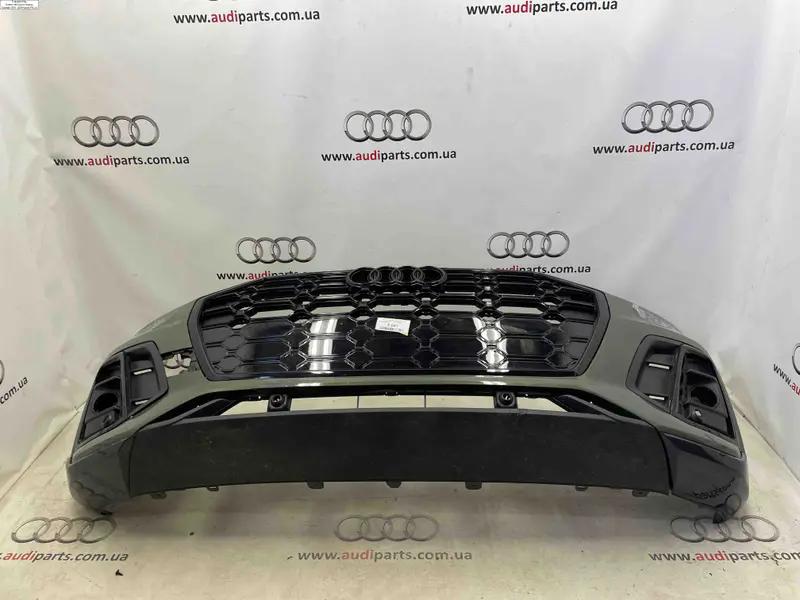 бампер передній q5 80a рест sline (антихром)