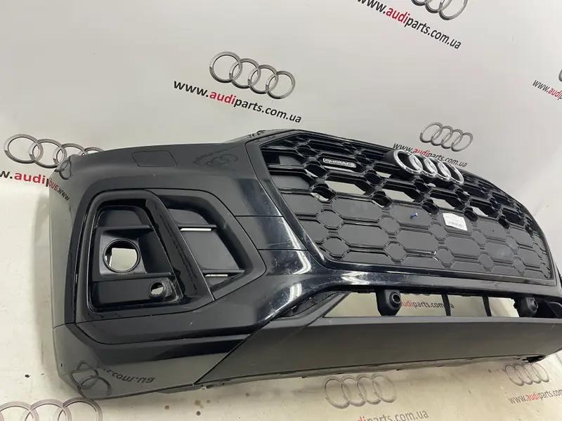 бампер передній q5 80a рест sline (антихром)