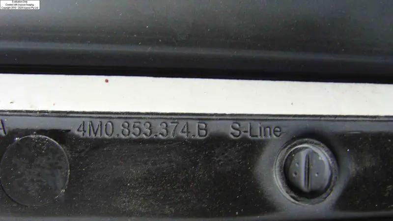 комплект накладки порога  s-line q7 4m