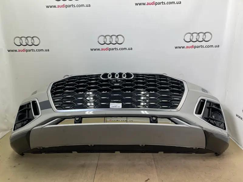 бампер передній q5 80a рест sportback хром