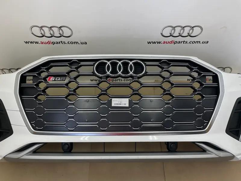 бампер передній q5 80a рест sline (хром) ly9c
