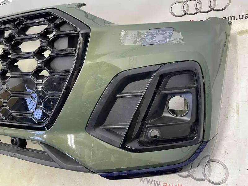 бампер передній q5 80a рест sline (антихром)