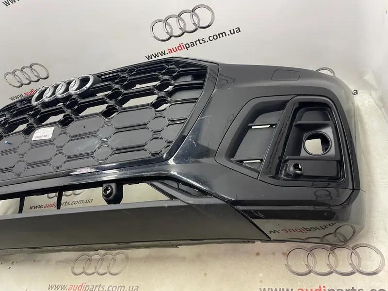 бампер передній q5 80a рест sline (антихром)