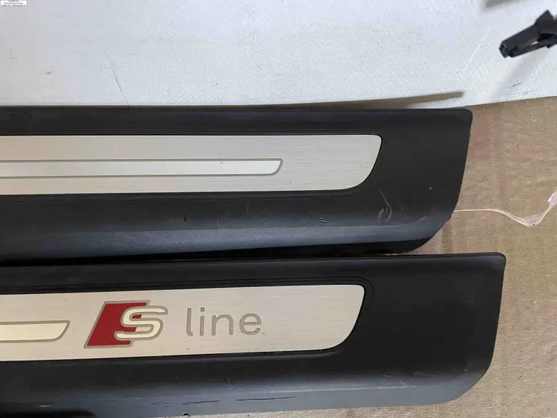 комплект накладки порога з підсвіткою  s-line q7 4m