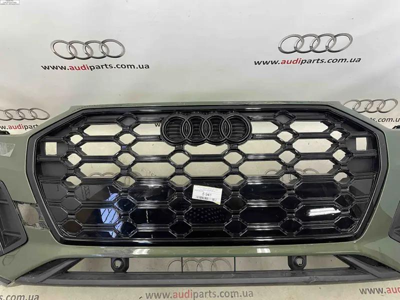 бампер передній q5 80a рест sline (антихром)